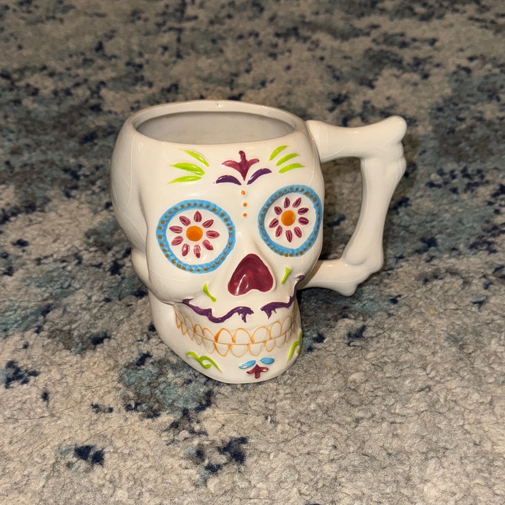 Colorful Skull Mug